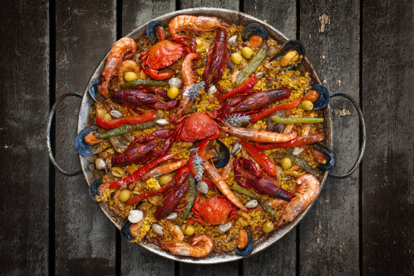 Spanish Traditional Seafood Paella