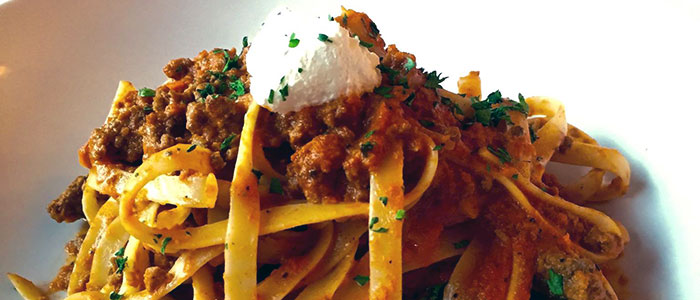 House Made Pappardele Bolognese